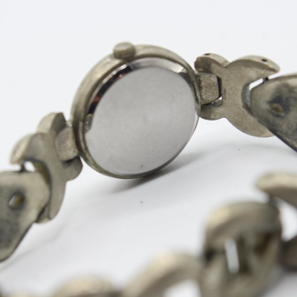 Vintage Afterthoughts Quartz Women’s Casual Classic Silver Tone Watch 90's - Picture 6 of 6